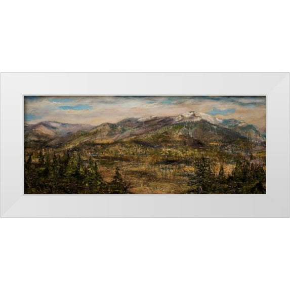 Monahan, Jodi 18x10 White Modern Wood Framed Museum Art Print Titled - Bitterroot Valley II