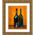 thumbnail image 1 of Monahan, Jodi 26x32 Gold Ornate Wood Framed with Double Matting Museum Art Print Titled - Two Bottles, 1 of 4