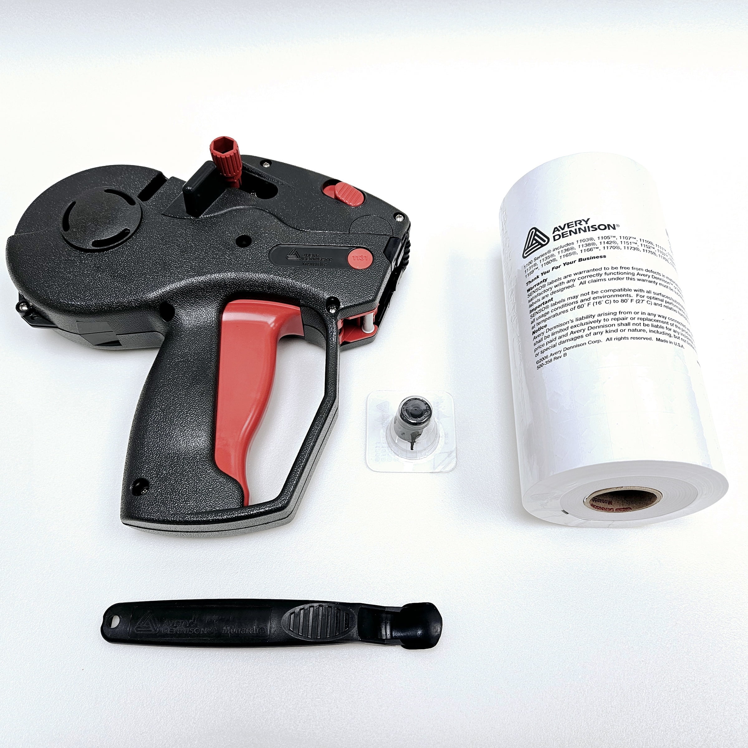Monarch 1131-01 Price Gun - Includes Sleeve of Genuine White Labels, Label Scraper & Ink Roller