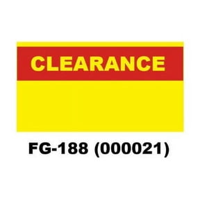 Monarch 1131 "CLEARANCE" Labels (8 rolls) - 000021