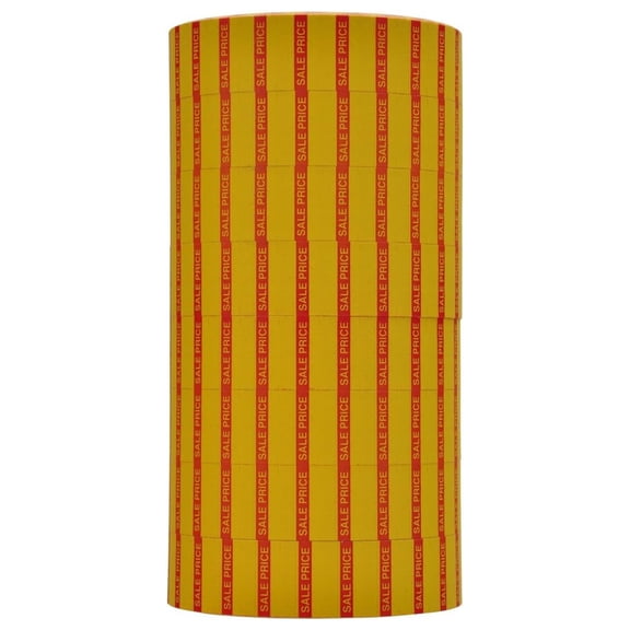 Monarch 1131 Price Labels - Red Sale Price Stickers, 8 Rolls (20,000 Labels) - 25/32" x 7/16", Tamper-Evident, General Purpose Adhesive