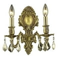 thumbnail image 1 of Elegant Lighting Monarch 10" 2 Light Elements Crystal Wall Sconce, 1 of 2