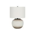 thumbnail image 1 of Lighting, 21"H, Table Lamp, Cream Ceramic, Ivory / Cream Shade, Modern, 1 of 8