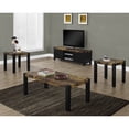 thumbnail image 1 of Monarch 3 Piece Coffee Table Set in Dark Black, 1 of 2