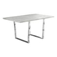 thumbnail image 1 of DINING TABLE - 36"X 60" / GREY CEMENT / CHROME METAL, 1 of 4