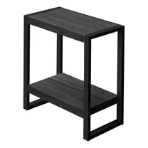 Contemporary Home Living 23.75" Black Decorative Rectangular Accent Table