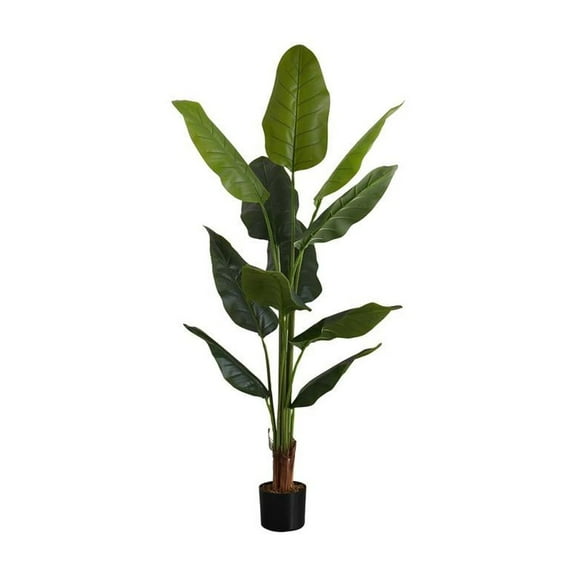 Monarch Artificial Plant, 59 Tall, Strelitzia Tree, Indoor, Faux, Fake, Floor