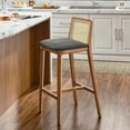 thumbnail image 1 of Monarch Bar Stool in Honey Natural Gray, 1 of 9