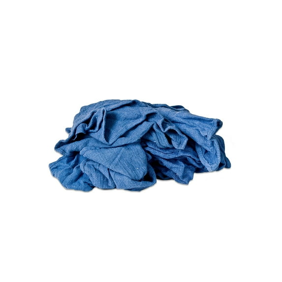 Monarch Brands Monarch Recycled Lint 100% Cotton Huck Towels 25"L x 14"W Blue (R-C67-25)