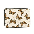 thumbnail image 1 of Monarch Butterflies 15 inch Portable Laptop Sleeve Compatible with MacBook Air Notebook Computer Case for Men Women College School Students, 1 of 7