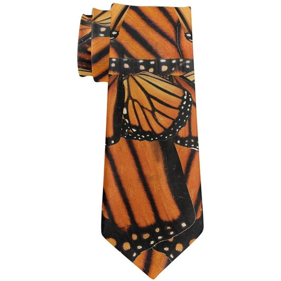 Monarch Butterflies All Over Neck Tie Multi Standard One Size