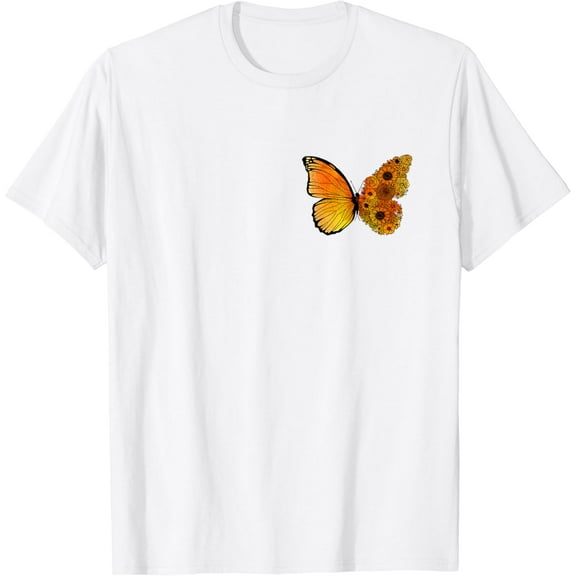 Monarch Butterflies Entomology Insect Monarch Butterfly T-Shirt100% pure cotton white short-sleeved T-shirts for men and women