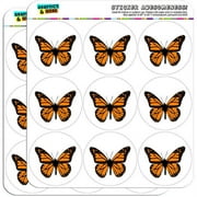 ONLINE Monarch Butterfly 18 2" Planner Calendar Scrapbooking Crafting Stickers