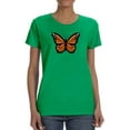 thumbnail image 1 of Monarch Butterfly Art T-Shirt Women -Image by Shutterstock, Female Large, 1 of 4