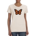 thumbnail image 1 of Monarch Butterfly Art T-Shirt Women -Image by Shutterstock, Female Small, 1 of 4