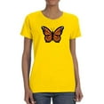 thumbnail image 1 of Monarch Butterfly Art T-Shirt Women -Image by Shutterstock, Female Small, 1 of 4