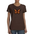 thumbnail image 1 of Monarch Butterfly Art T-Shirt Women -Image by Shutterstock, Female x-Large, 1 of 4