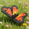 thumbnail image 1 of Monarch Butterfly Building Blocks Set 106PCS Orange & Black Butterfly Model Nature Inspired Insect Display Collectible DIY Construction Kit Desk Decor, 1 of 9