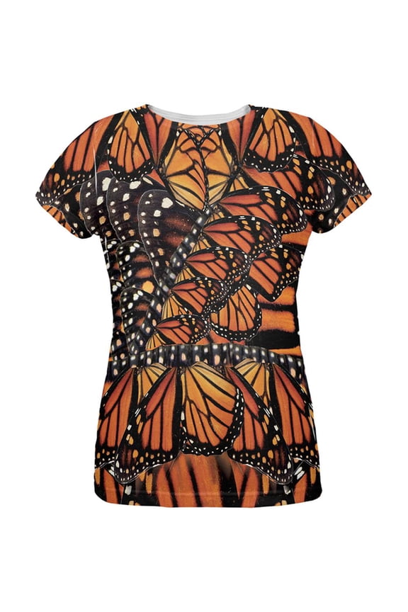 Monarch Butterfly Costume All Over Womens T-Shirt - Small