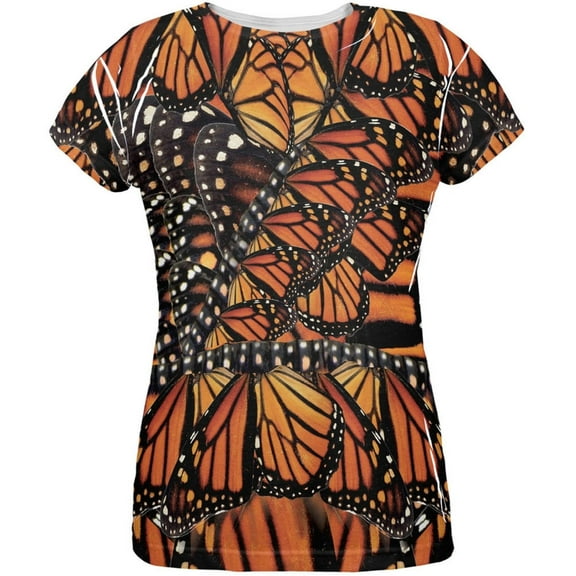 Monarch Butterfly Costume All Over Womens T-Shirt