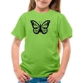 thumbnail image 1 of Monarch Butterfly Handdrawn T-Shirt Juniors -Image by Shutterstock,  Small, 1 of 4