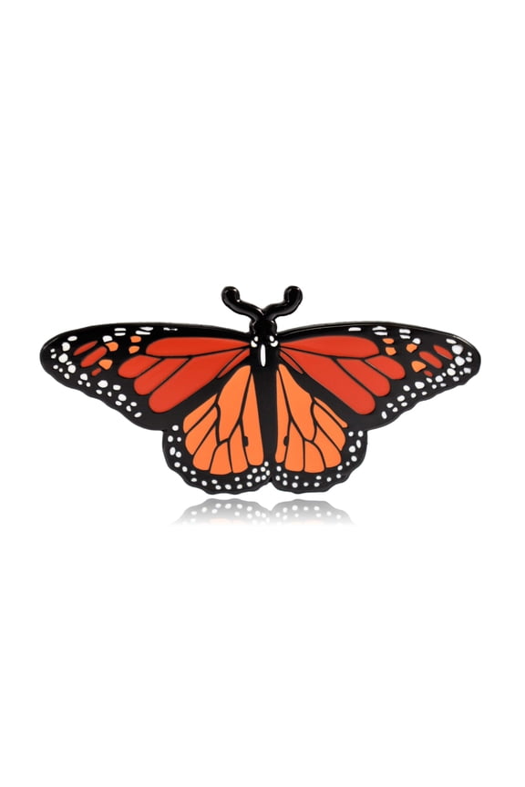 Monarch Butterfly Hard Enamel Lapel Pin | Clayton Jewelry Labs