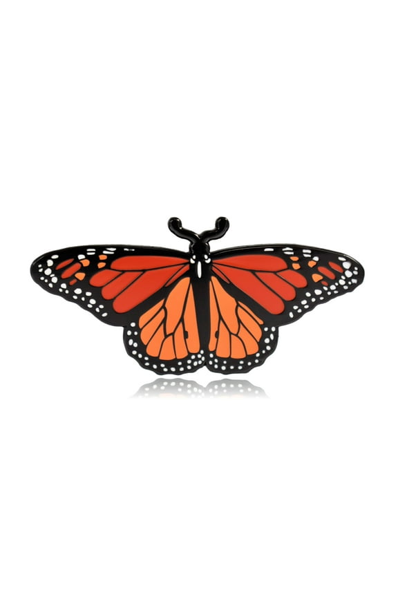 Monarch Butterfly Hard Enamel Lapel Pin | Clayton Jewelry Labs