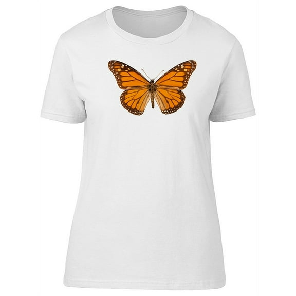 Monarch Butterfly Illustration T-Shirt Women -Image by Shutterstock, Female Medium