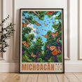 Monarch Butterfly Migration Michoacan Mexico Nature Wall Art Poster ...