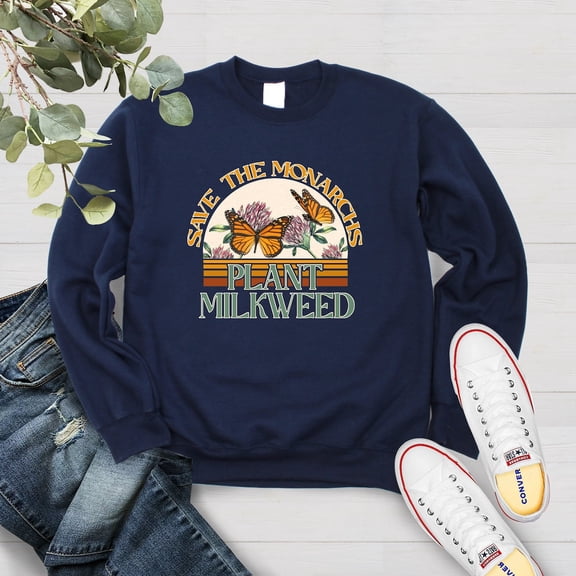 Monarch Butterfly Shirt, Save the Monarchs Shirt, Botanical Shirt, Monarch Mama Shirt, Butterfly Lover Gift,Cottagecore Shirt, Butterfly Tee TSHIRT All Size S-5XL