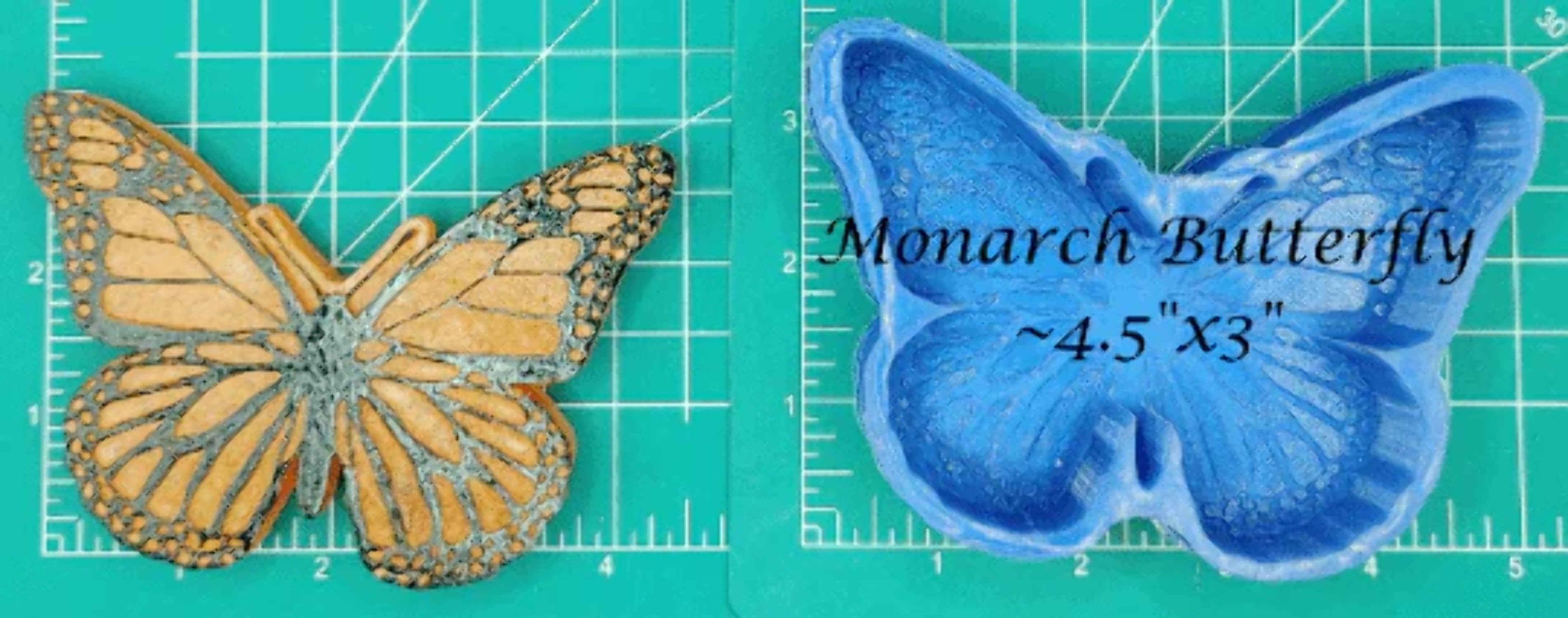 Monarch Butterfly Silicone Freshie Mold