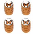 thumbnail image 1 of Monarch Butterfly Tire Rim Wheel Aluminum Valve Stem Caps, Multiple Colors, 1 of 1