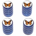 thumbnail image 1 of Monarch Butterfly Tire Rim Wheel Aluminum Valve Stem Caps, Multiple Colors, 1 of 1