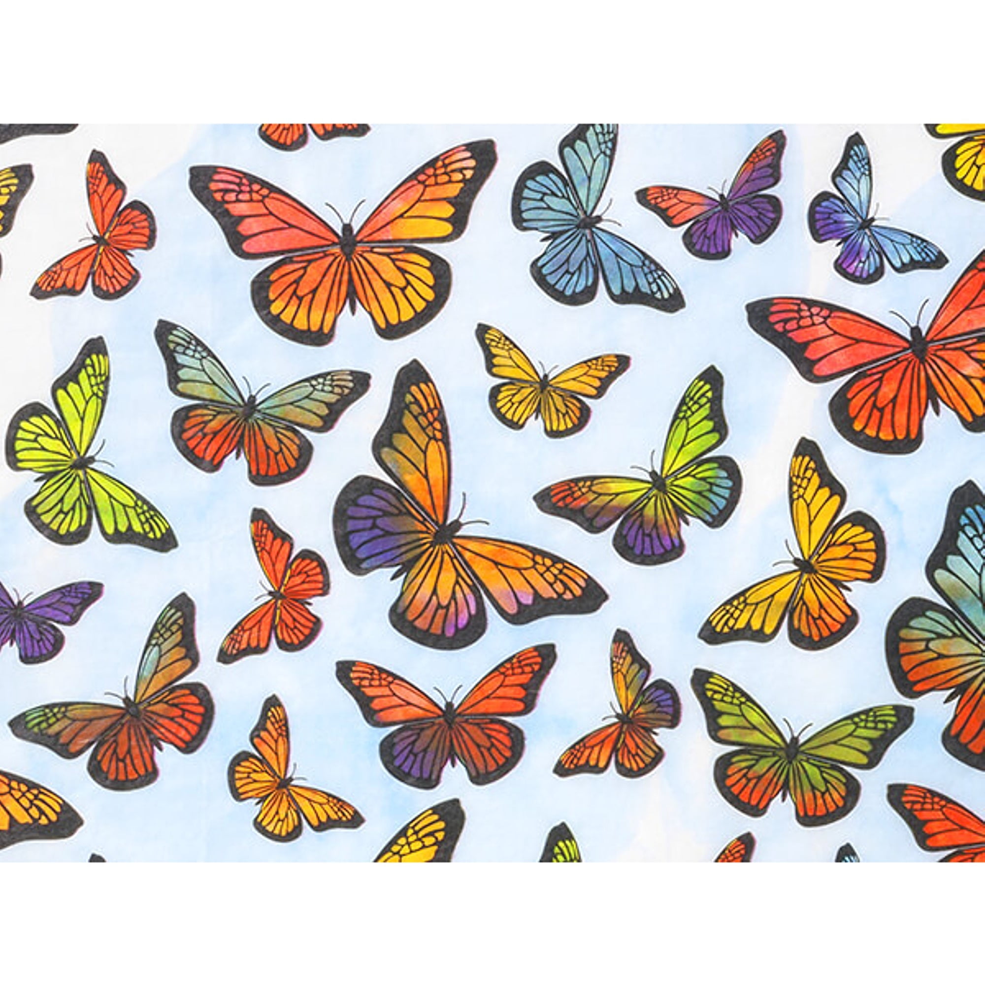 Monarch Butterfly Tissue Paper, 20in. X 30in. Sized Sheets - 120 Sheets (p1171)