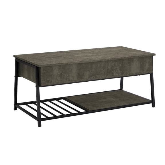 Monarch Coffee Table, 42L, Cocktail, Lift-top, Rectangular, Storage,Dark Bronze Laminate
