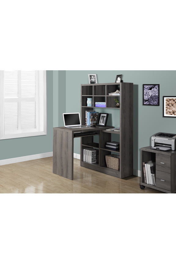 Computer Desk Dark Taupe Left Or Right Facing Corner