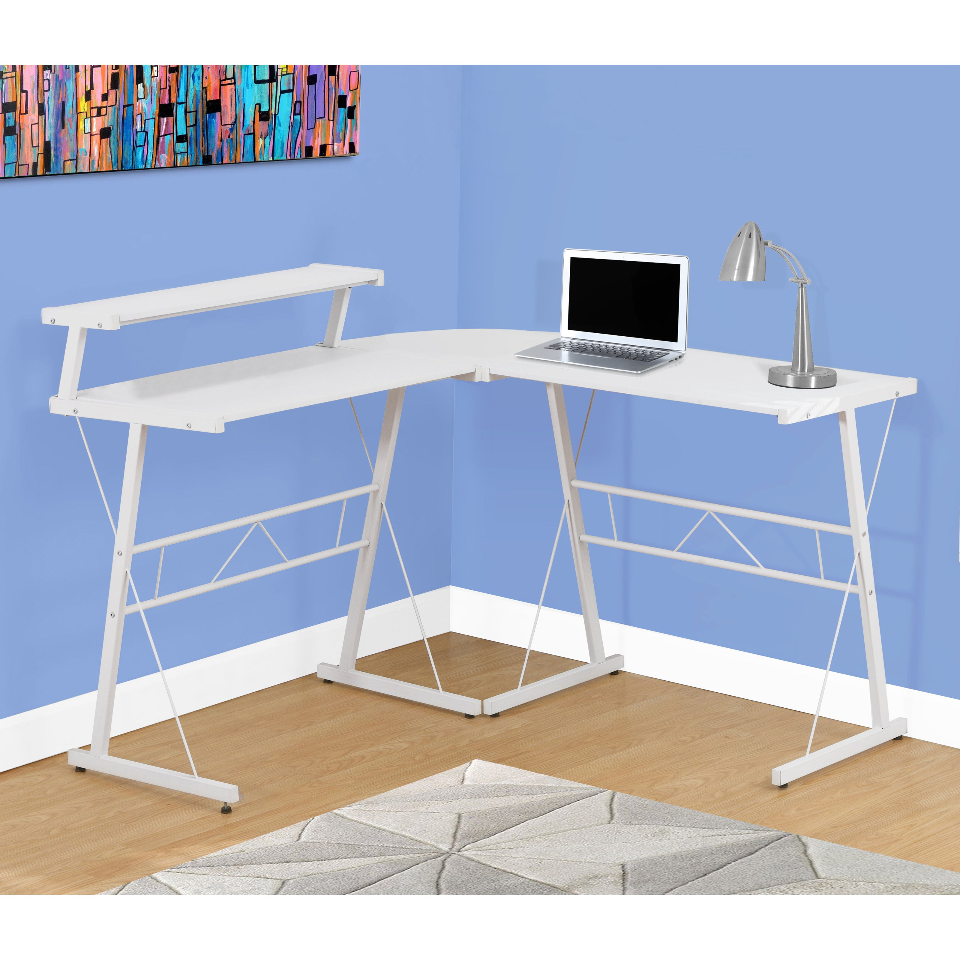 Monarch computer 2024 desk white top
