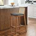 thumbnail image 1 of Monarch Counter Stool in Honey Natural Gray, 1 of 9