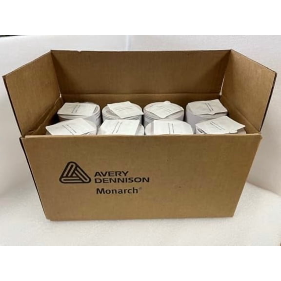 Monarch Genuine 1131 White Labels 1 Case = 8 Sleeves$$Office
