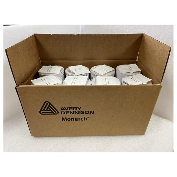 Monarch Genuine 1131 White Labels 1 Case = 8 Sleeves