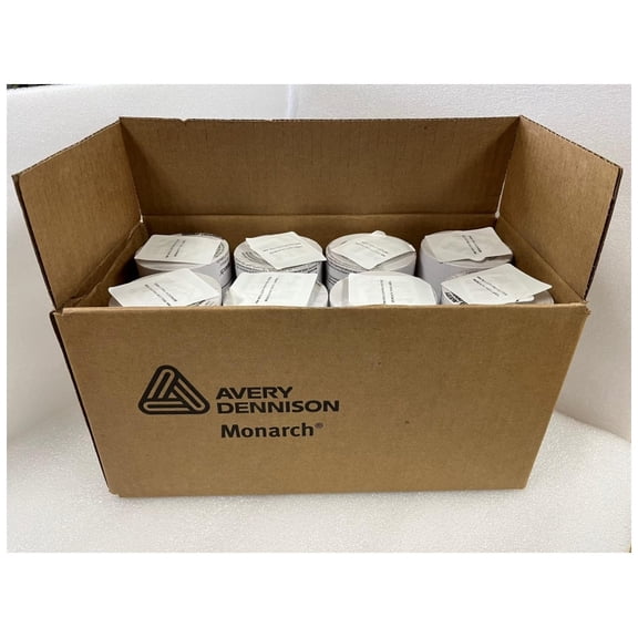 Monarch Genuine 1136 White Labels 1 Case = 8 Sleeves