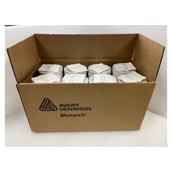 Monarch Genuine 1136 White Labels 1 Case = 8 Sleeves