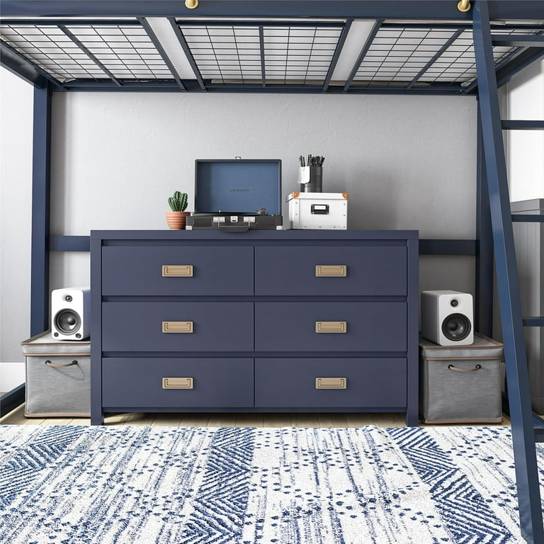 Haven 6-Drawer Kids' Dresser, Navy