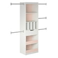 thumbnail image 1 of Little Seeds Poppy Reversible Closet Organizer, White with Pink or Blue, 1 of 21