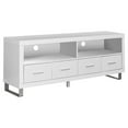 thumbnail image 1 of Monarch Hollow-Core TV Console in White with Drawers, 1 of 5
