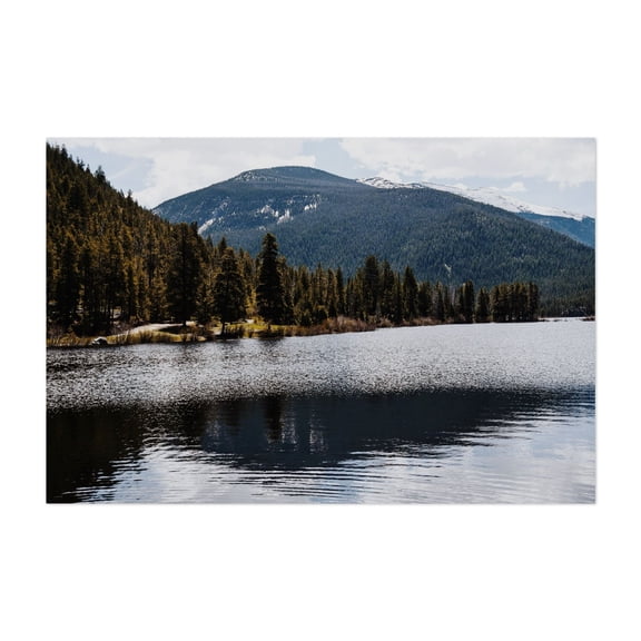 Monarch Lake Trail - Granby Colorado Photography Lake Mountain Forest Nature Scenic Wilderness Water Unframed Wall Art Print 16 x 24 inches