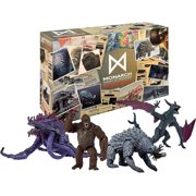 Monarch Legacy of Monsters Monsterverse King Kong, Warbat, Mire Squid & Rock Critter Action Figure 4-Pack Bundle Classified Titan Pack