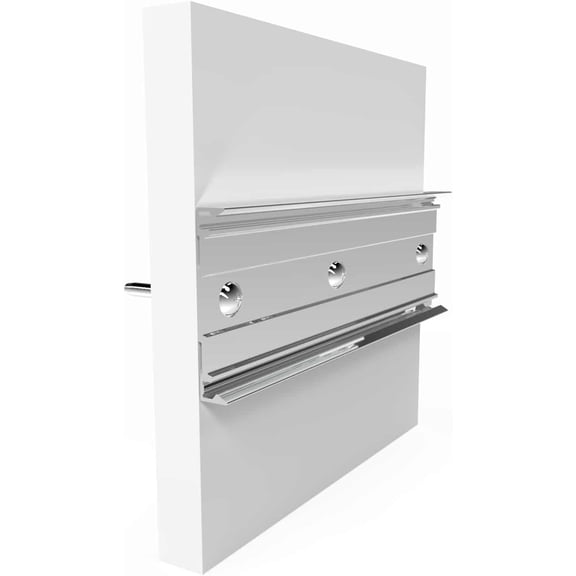 Monarch Metal MSNAP Zero-Lift Snap-Fit Mounting Kit  36" Aluminum Panel & Wall Rails  Flush Wall Hanging System with Screws & Anchors  3/8" Projection$$Tools & Hardware Other