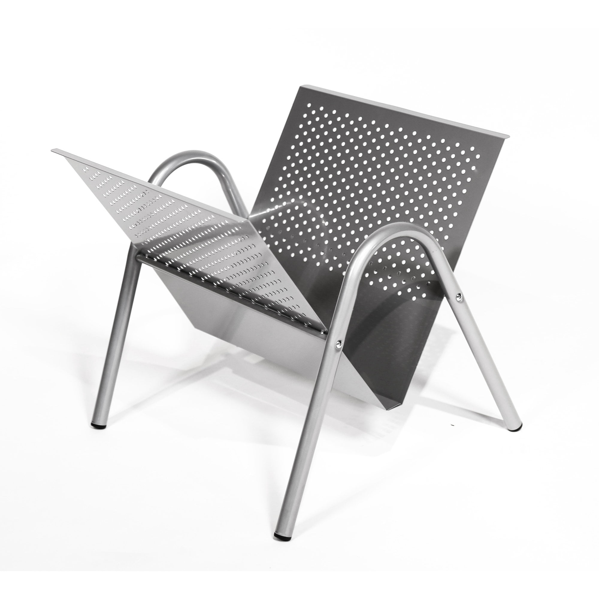 Monarch Metal Magazine Rack in Silver - Walmart.com