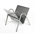 thumbnail image 1 of Monarch Metal Magazine Rack in Silver, 1 of 3